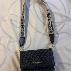 Michael Kors Navy Crossbody Bag